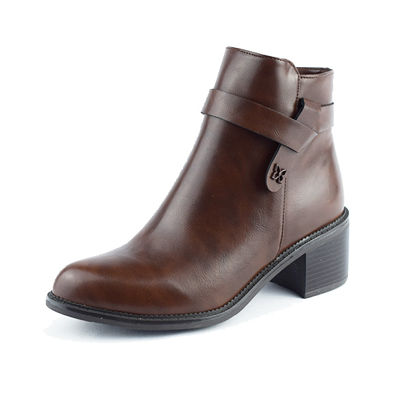 Bottine pour femme 7535 marron ..........   Bottine femme Maroc